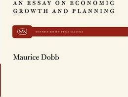 An Essay On Econ Growth And Plan - Maurice Dobb (paperback)