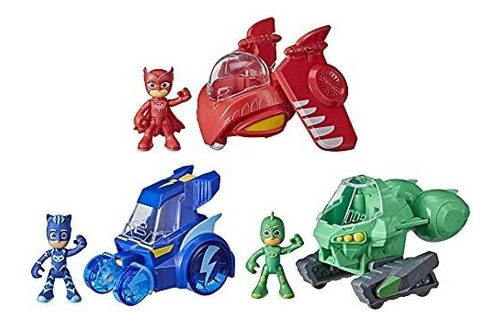 Pj Masks - Juguete Preescolar Combinador Jet 3 En 1, Juego D