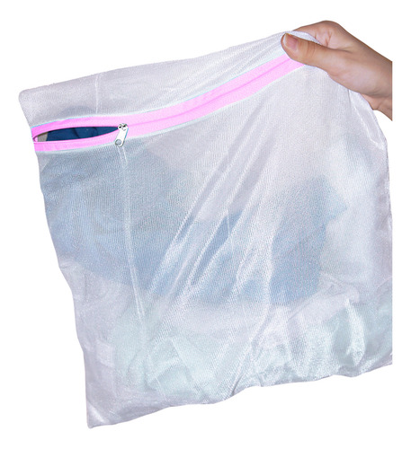 Saco Protetor Ziper Para Lavagem Lavar De Roupas Delicadas
