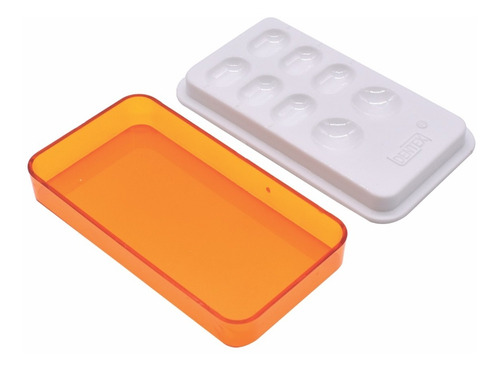Caja Protectora De Resina Dental ( 8 Compartimientos) 2 Pack