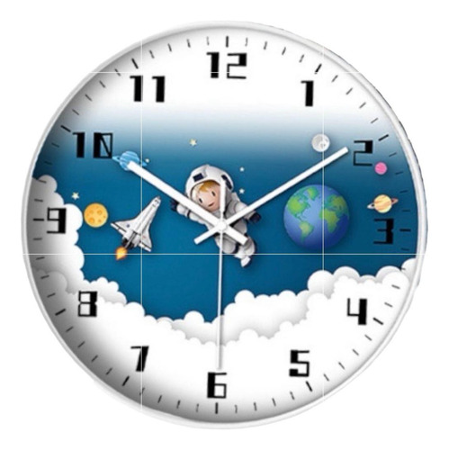 Reloj De Pared Analogico Astronauta Hogar/oficina/habitacion