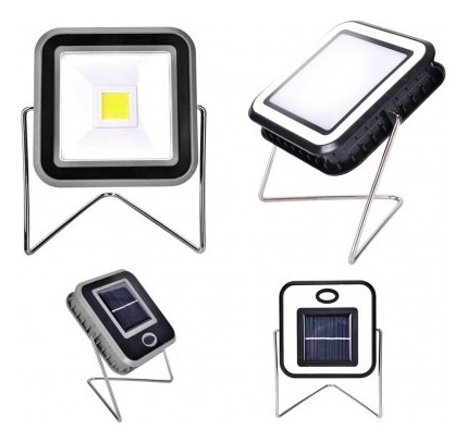 Pack 4 Focos Led Solares Recargables 3w - Exterior - Usb