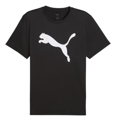 Polera Deportiva Hombre Puma Train Big Cat Ligera Negro