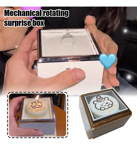 Yy Caja De Joyería Giratoria, Soporte Para Anillos De