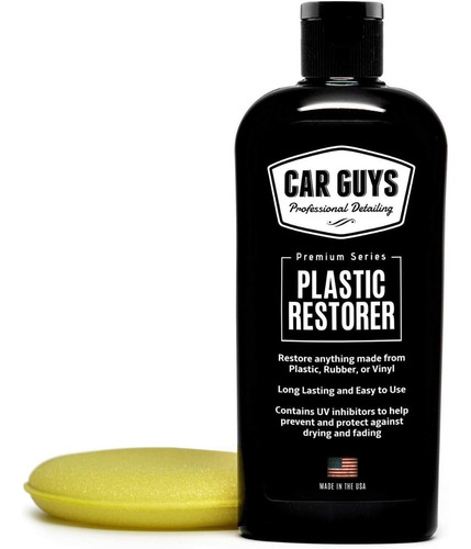 Restaurador De Plásticos Negros De Carguys Para Carros