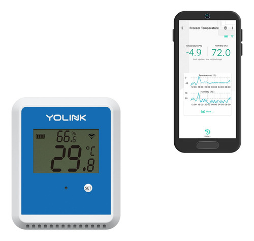 Yolink Registrador De Datos De Temperatura Y Humedad Para Ex