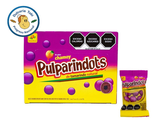 Pulparindots Chamoy De La Rosa 20 Piezas 30g.c/u