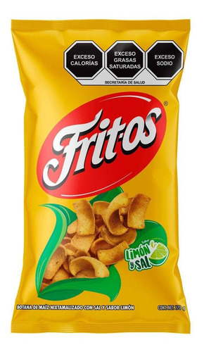 Sabritas Fritos Sal y Limón 180g