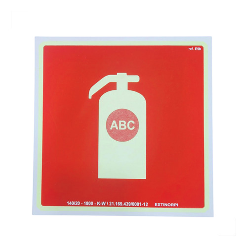 Kit 2 Extintor Abc 4kg Com Suporte Tripé Setas Sinalização