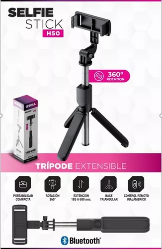 Baston Palo Selfie Stick Tripode Bluetooth Soul 360 Grados