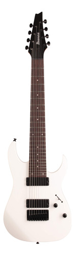 Ibanez Rg8 - Guitarra Eléctrica De 8 Cuerdas, Color Blanco