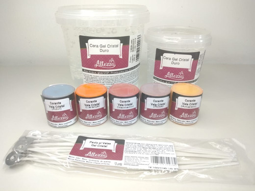 Corante Parafina Gel Cristal - 25 Gr Cor Vermelho