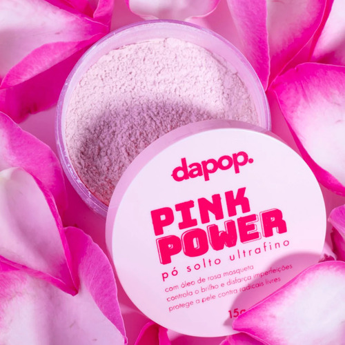Po Solto Ultrafino Rosa Mosqueta Pink Power - Dapop Rosa-claro