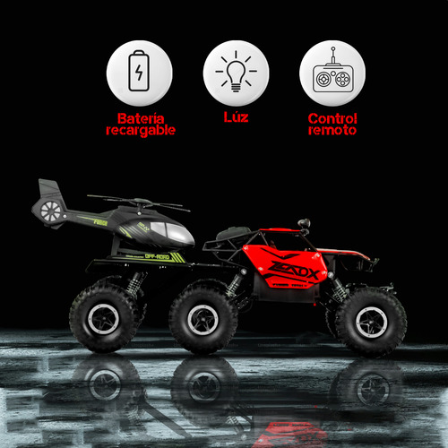 Razer Todo Terreno Con Helicoptero Control Remoto 633-5