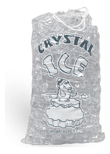 Pinnacle Mercantile, 20 Libras Bolsas De Hielo Con Cordón (2