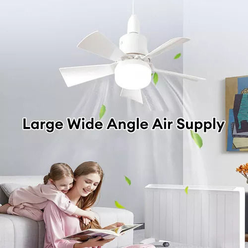 Ventilador De Techo Lampara Moderno Con Luz,control Remoto#a