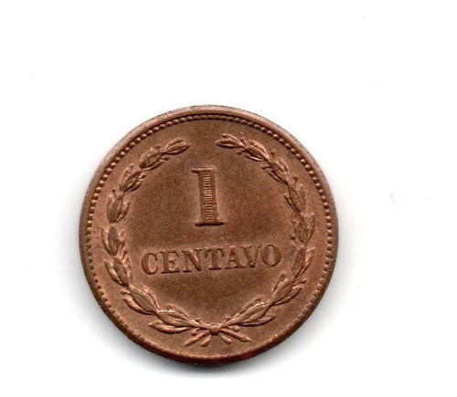 El Salvador Moneda 1 Centavo Año 1966 Km#135.1