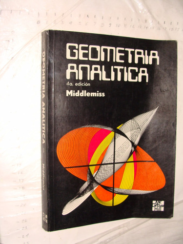 Libro Geometria Analitica , Middlemiss , 356 Paginas , Año 1