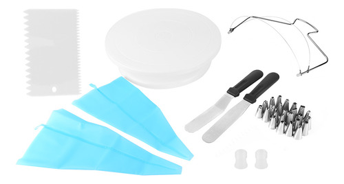 Plato Giratorio Para Tartas, 33 Piezas, Para Decoración De C