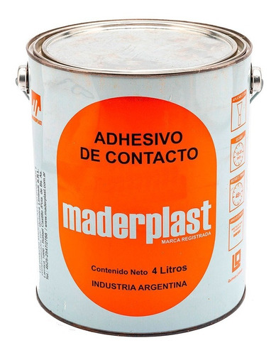 Adhesivo De Contacto Maderplast C-15 X 4 Litros