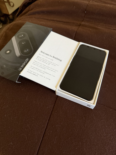 Nothing Phone 3a, 12gb Ram, 256gb, Dual Sim Negro (Nuevo con caja abierta)