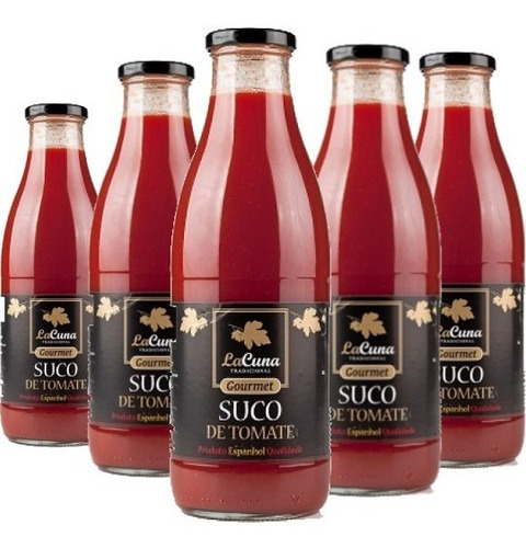 Imagem 1 de 3 de 6x Suco De Tomate Espanhol Lacuna 1 Litro
