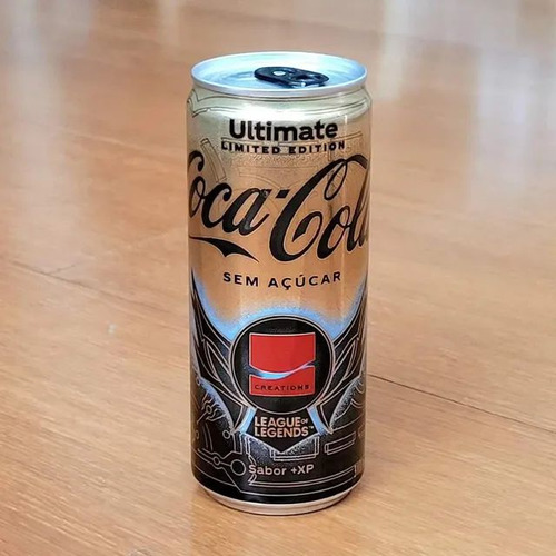 Coca Cola Original - Limited Edition League Of Legends 310ml Sem Açucar Sabor XP - Para Colecionadores