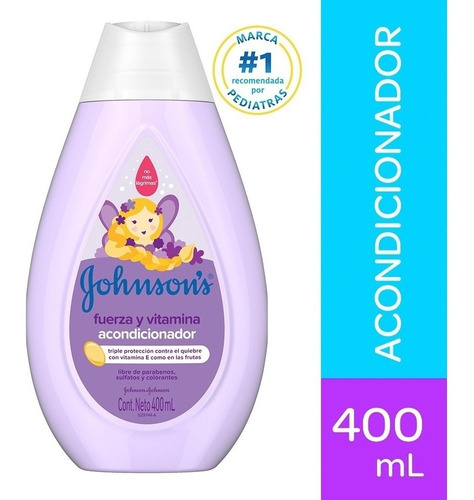  Acondicionador Johnsons Baby Fuerza Y Vitamina X 400ml