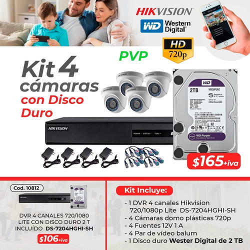 Imagen 4 de 8 de Dvr Hikvision 8 Canales Grabador Para Cámaras De Seguridad
