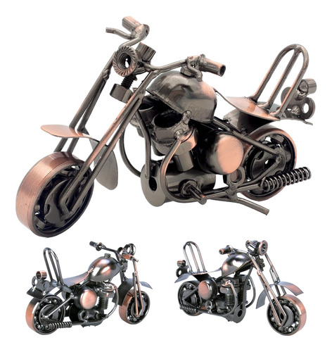 Adorno De Motocicleta De Metal Para Hombre Regalo Decoración