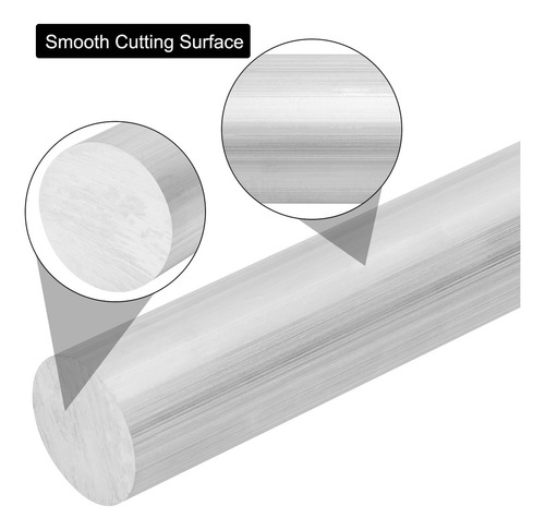 Barra Redonda De Aluminio Sólido 6061 T651 Para Manualidades