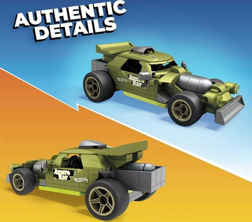 Hot Wheels Bloques Construccion, Mega Construx Aristo Rat.