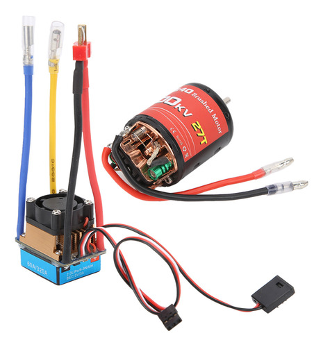 Motor 540 16800kv À Prova D'água 60a Escovado De Duas Vias E