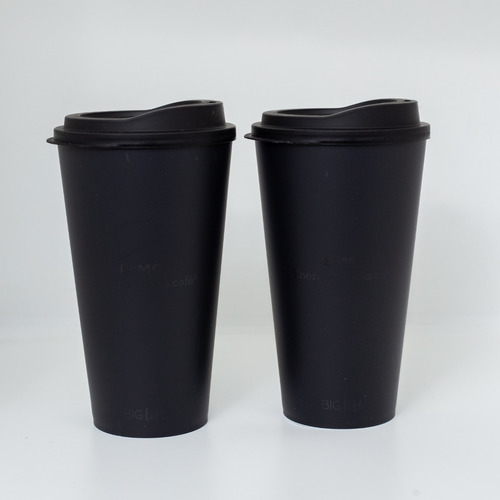 Set 2 Vasos Mug Con Packaging- Black- Ppr Solutions