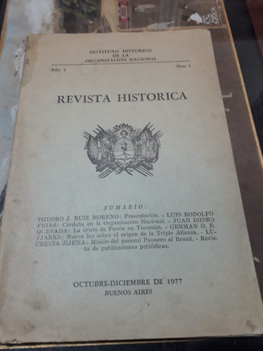 Revista Histórica Nº 1 Instituto Histórico 1977