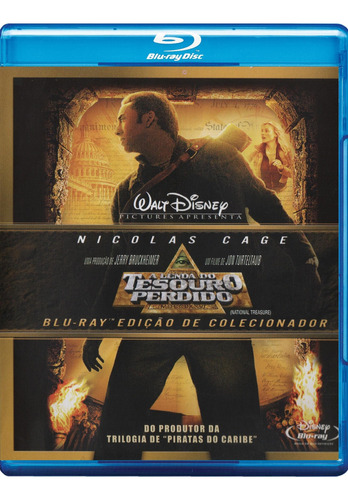 A Lenda Do Tesouro Perdido - Blu-ray - Nicolas Cage