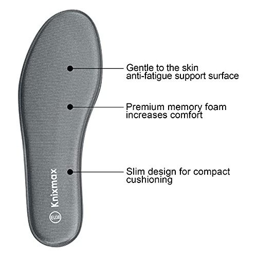 Knixmax - Plantillas De Espuma Viscoelástica Para Zapatos P