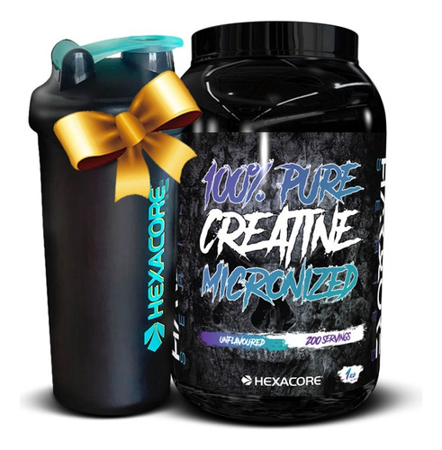 Creatine Monohydrate 1kg - Hexacore + Shaker De Regalo