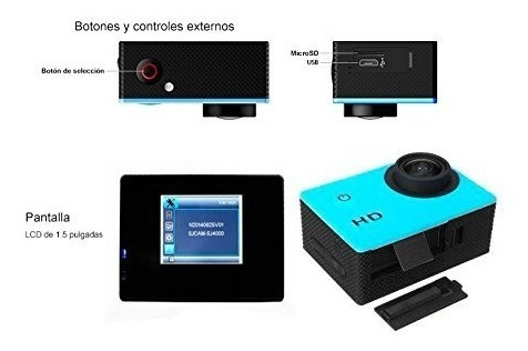 Imagen 4 de 6 de Camara Digital Sumergible Hasta 30 Metros Deportes Extremos