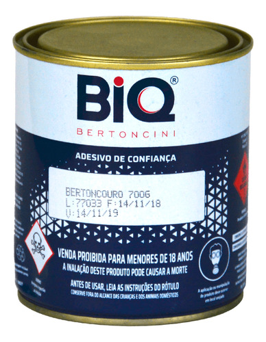 Cola De Contato - Cola De Sapateiro 700g Biq Bertoncouro