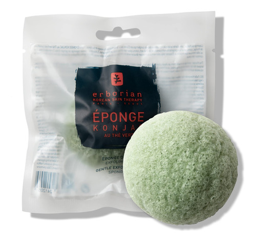 Erborian Green Tea Konjac - Esponja Facial Natural Ideal Par