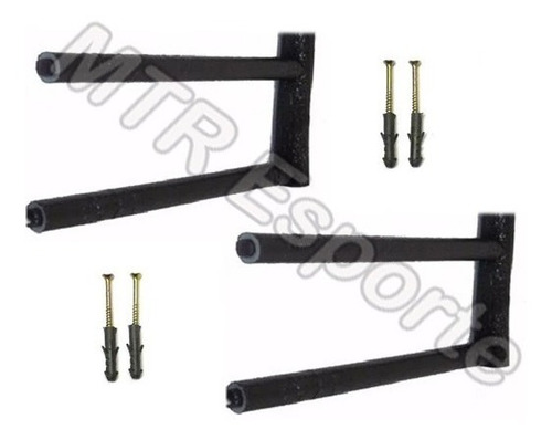 Imagem 1 de 2 de Rack Parede Duas Pranchas Surf Suporte Par Parafuso E Bucha