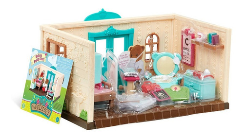 Imagen 3 de 4 de Lil Woodzeez Hospital Con Accesorios Clinica De Pacientes Ed