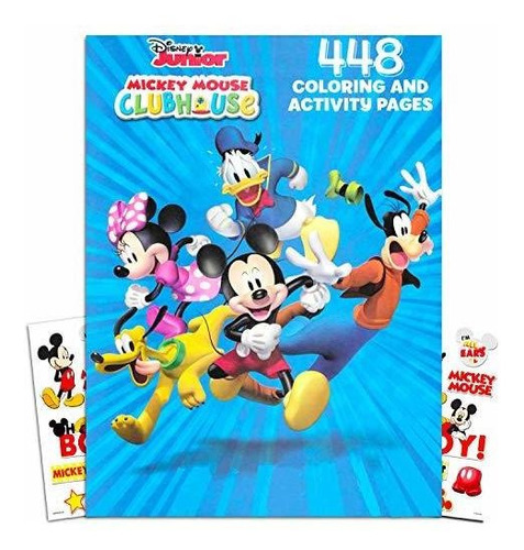 Juego De Libros Para Colorear Gigantes De Mickey Mouse Clubh