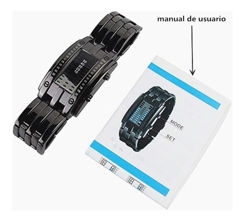 Reloj Electrónico Con Luz Led Impermeable Para Hombres.