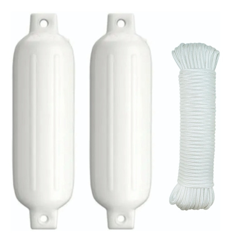 Defensa Inflable Nautica Blanca Nro1 Easterner P/lancha X2un