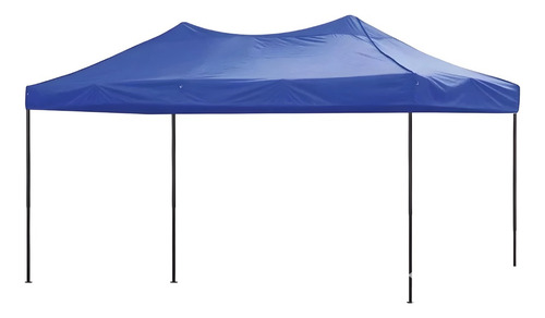 Carpa Azul 3x4.5 M Armazón Plegable Impermeable Refuerzo Color Azul Marino