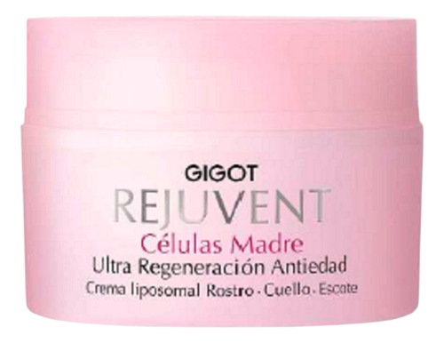 Gigot Rejuvent Celulas Madre Crema Rostro Cuello Escote 50gr Todo Tipo De Piel Día/noche