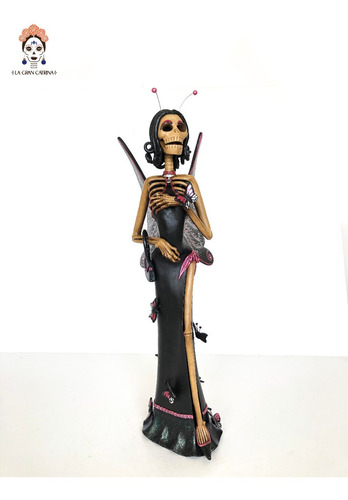 Catrina Hada - Día De Muertos - 65 Cm. - Arte En Barro