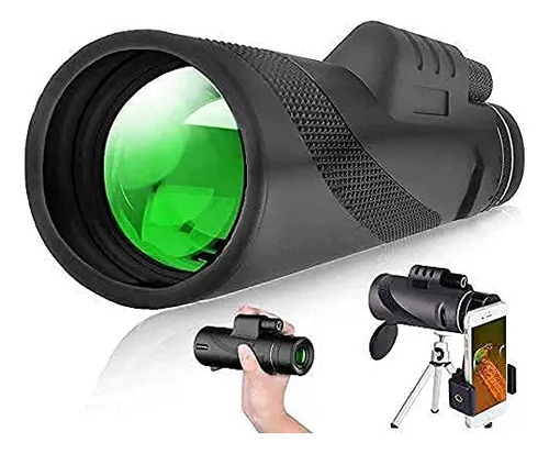 Monóculo Telescópio 40x60 HD com Tripé e Adaptador para Celular